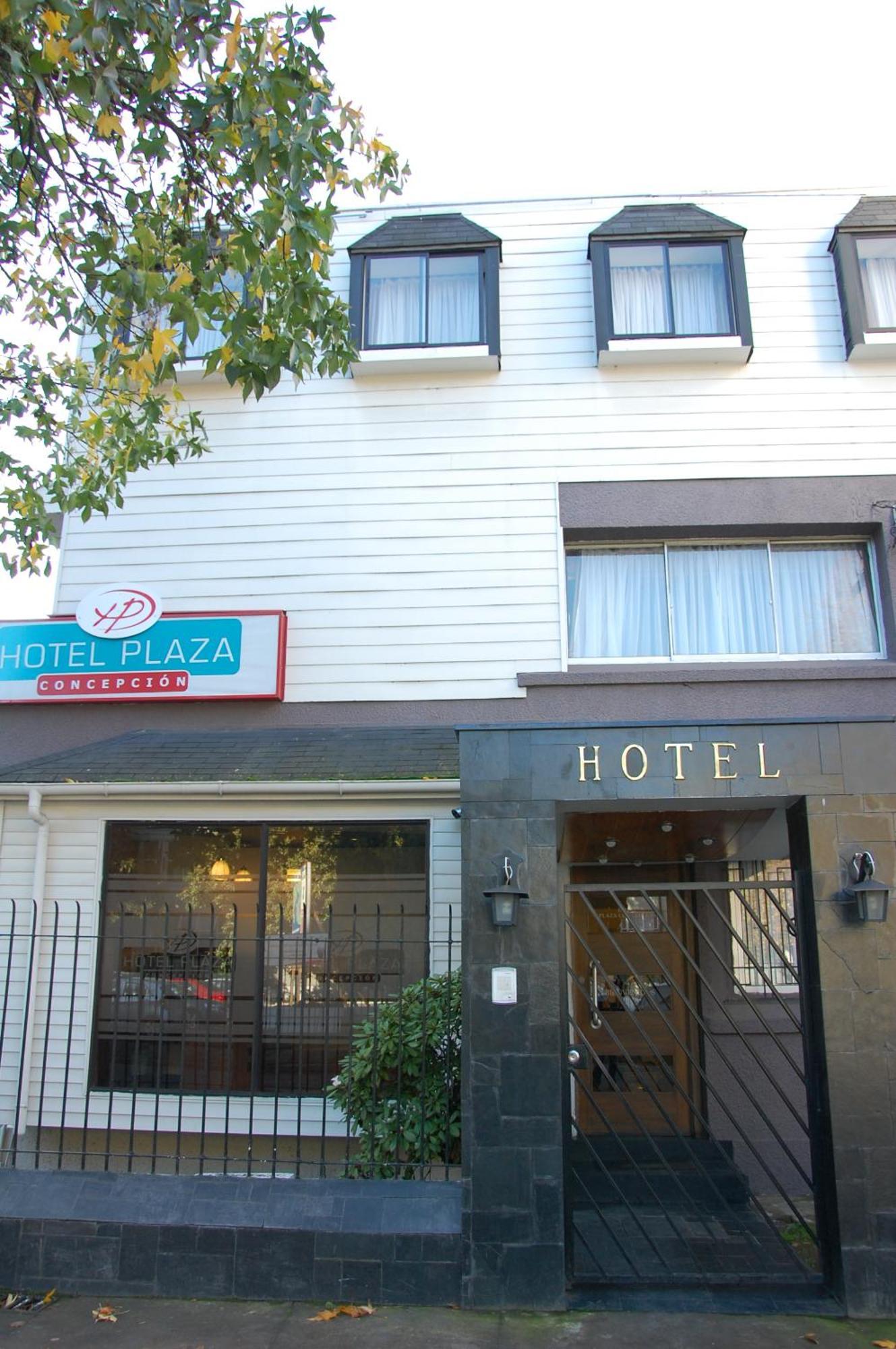 Hotel Plaza Concepcion Bagian luar foto